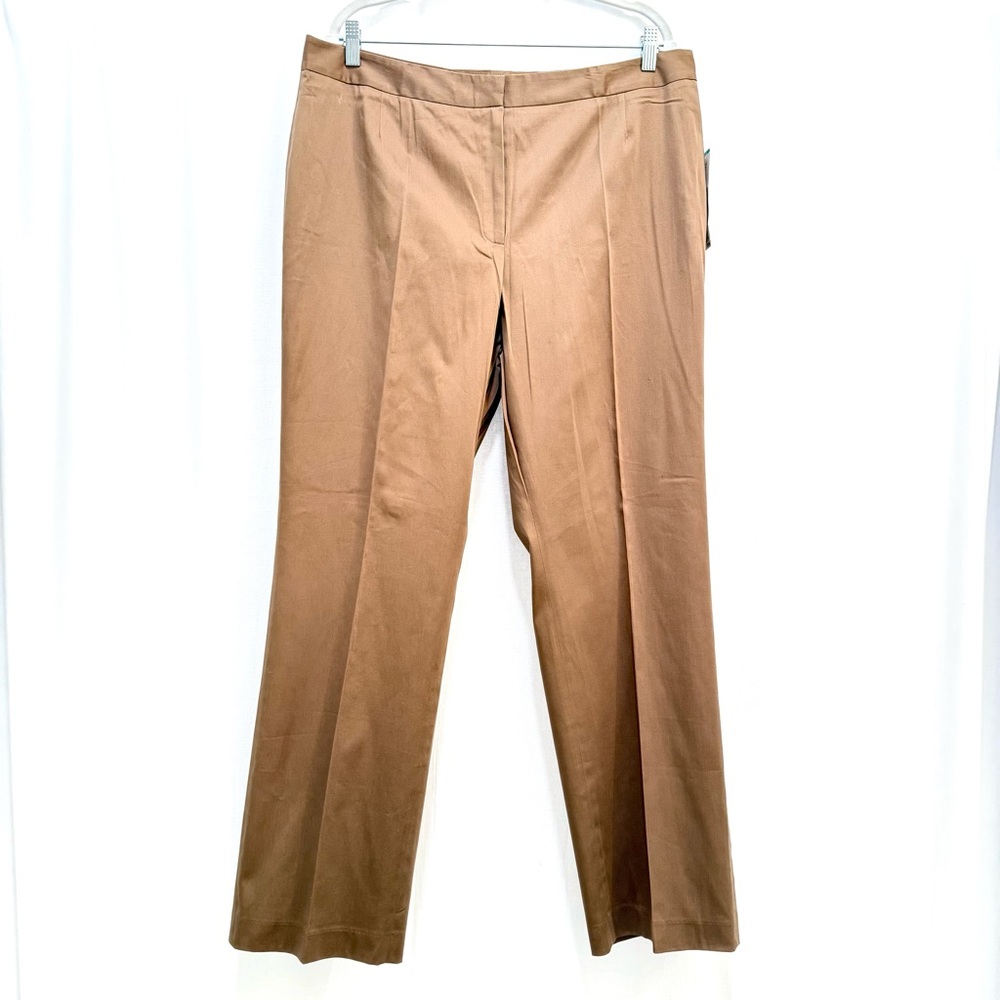 NWT. Kasper Tan Dress Pants, size 16